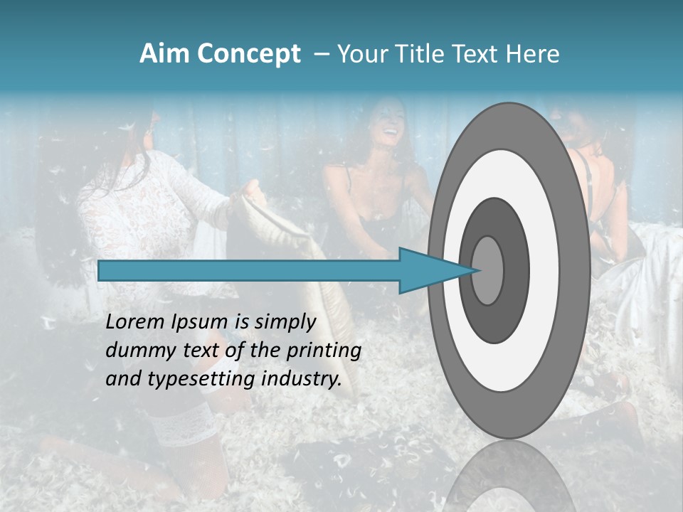 Brunette Stockings PowerPoint Template