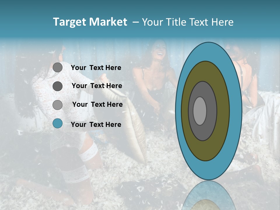 Brunette Stockings PowerPoint Template