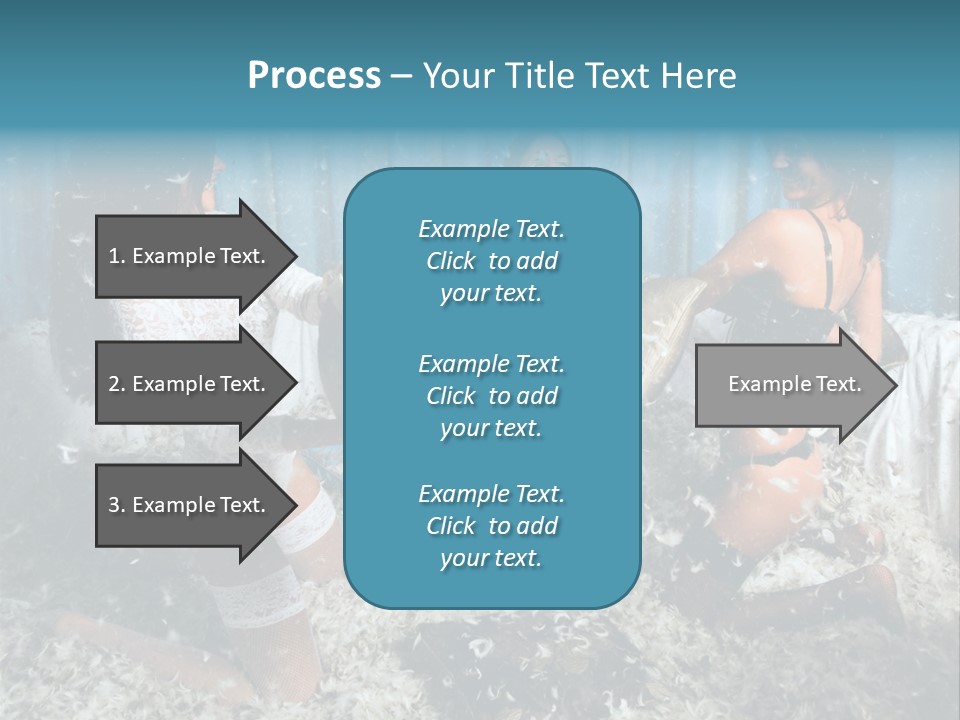 Brunette Stockings PowerPoint Template