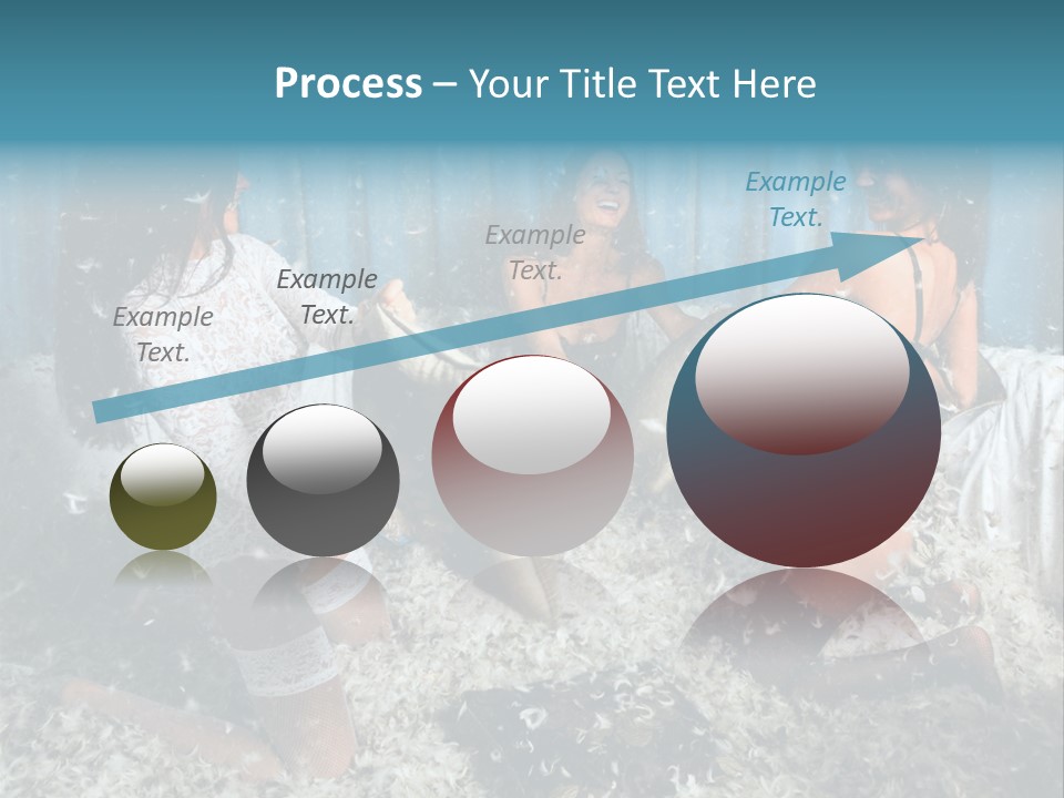 Brunette Stockings PowerPoint Template