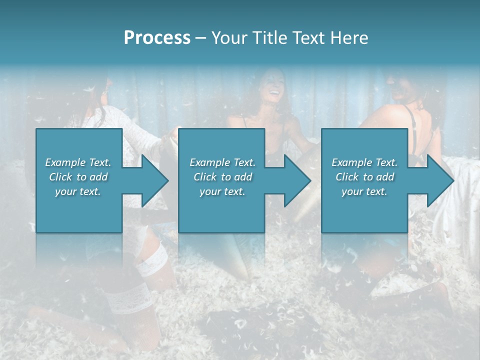 Brunette Stockings PowerPoint Template