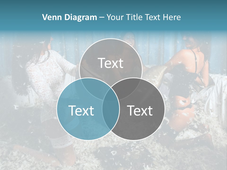 Brunette Stockings PowerPoint Template