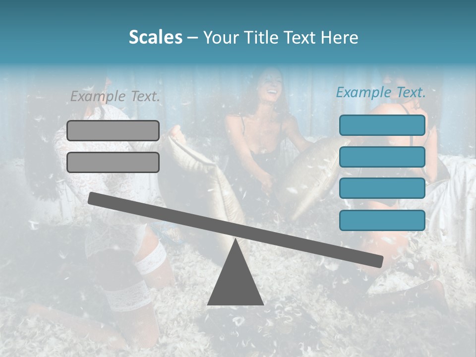 Brunette Stockings PowerPoint Template