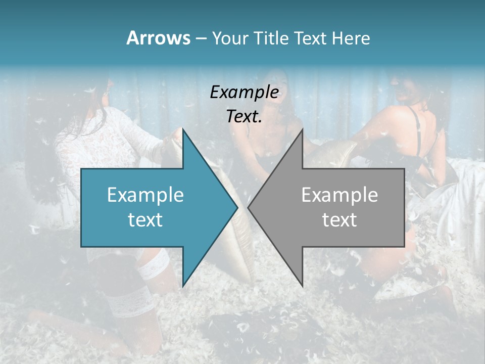 Brunette Stockings PowerPoint Template