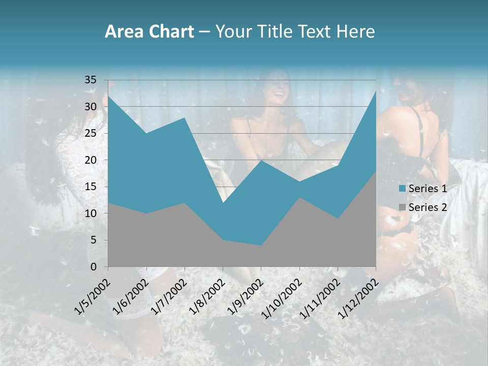 Brunette Stockings PowerPoint Template