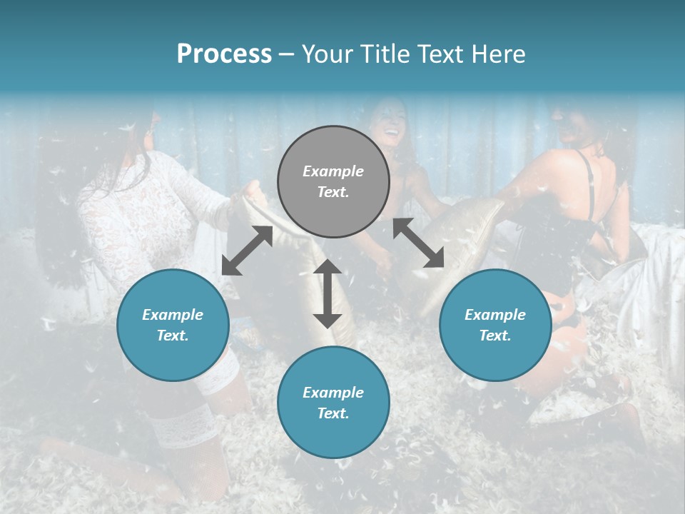 Brunette Stockings PowerPoint Template