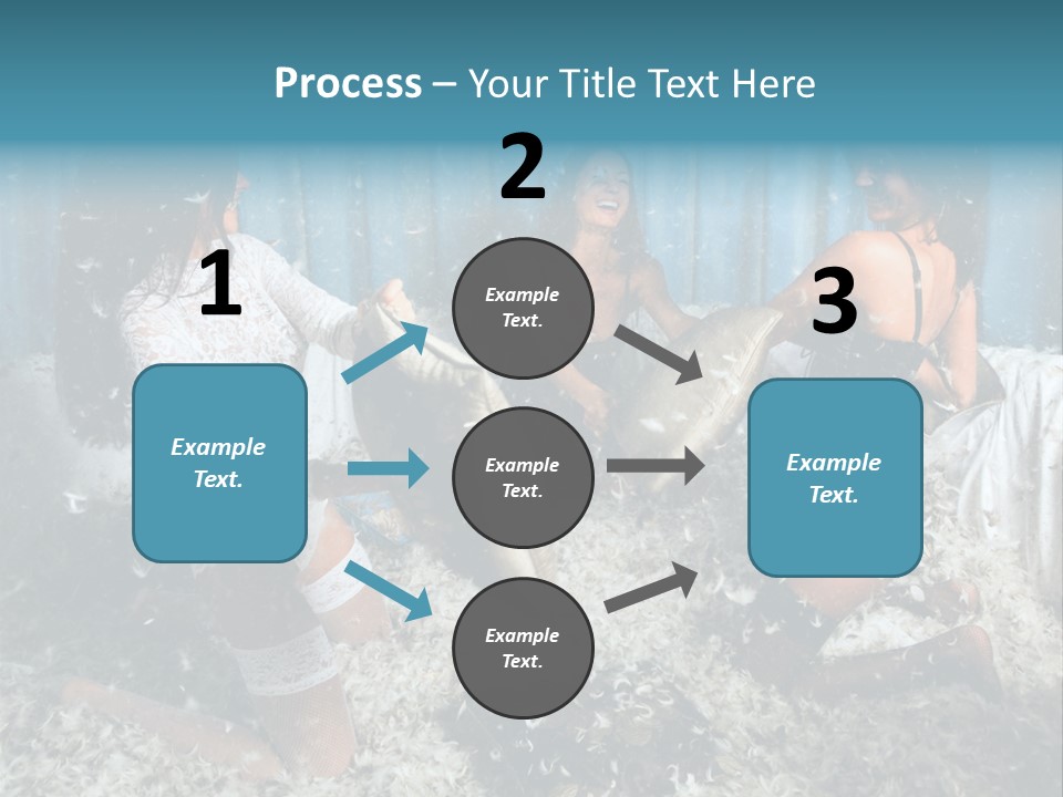 Brunette Stockings PowerPoint Template