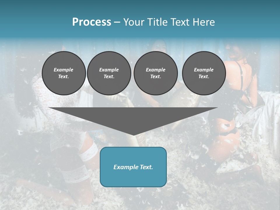 Brunette Stockings PowerPoint Template