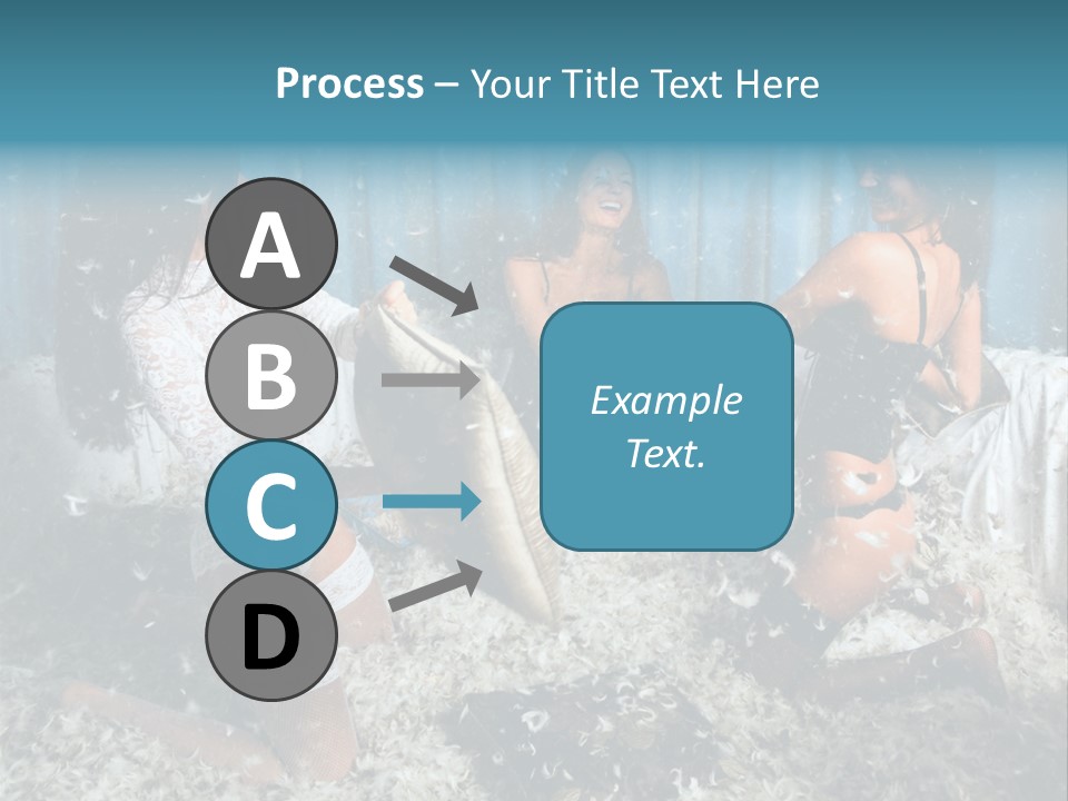 Brunette Stockings PowerPoint Template