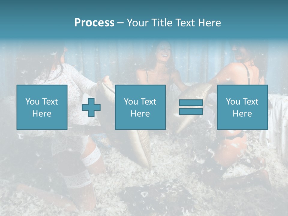 Brunette Stockings PowerPoint Template