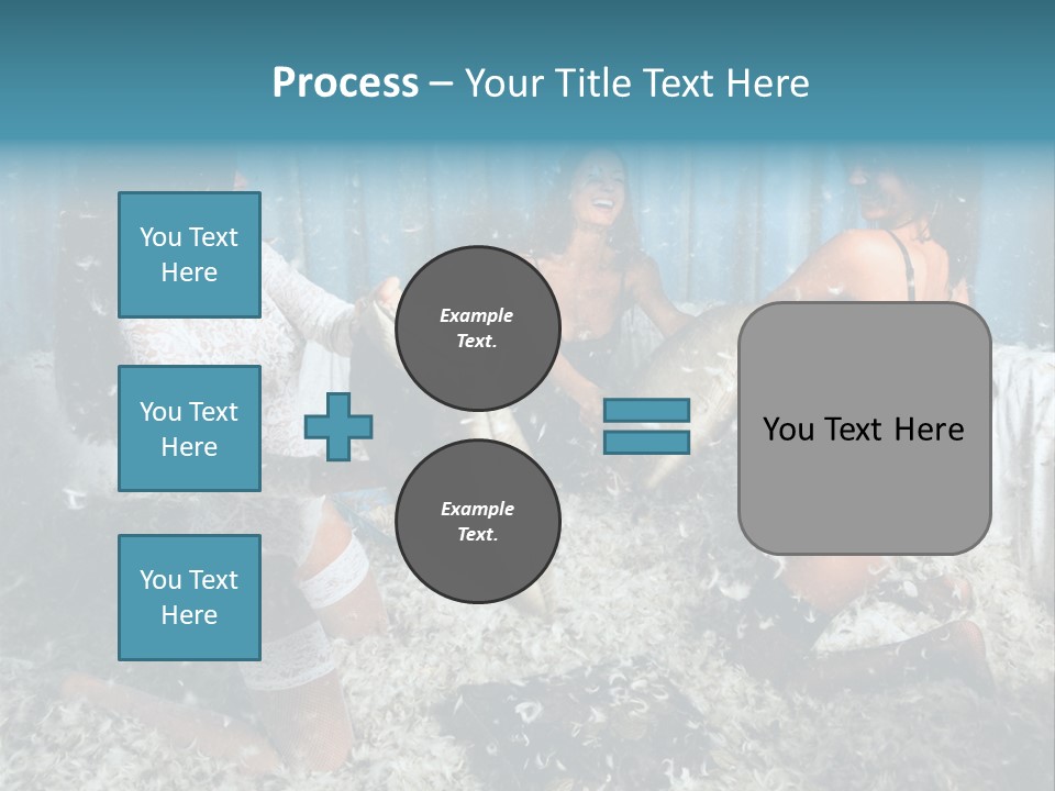 Brunette Stockings PowerPoint Template