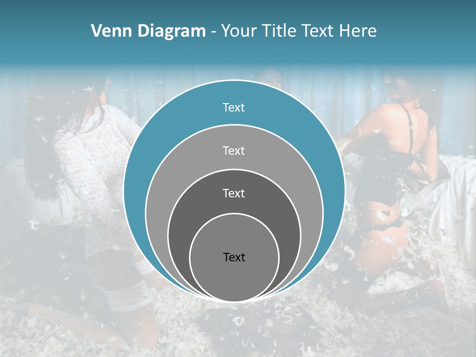 Brunette Stockings PowerPoint Template