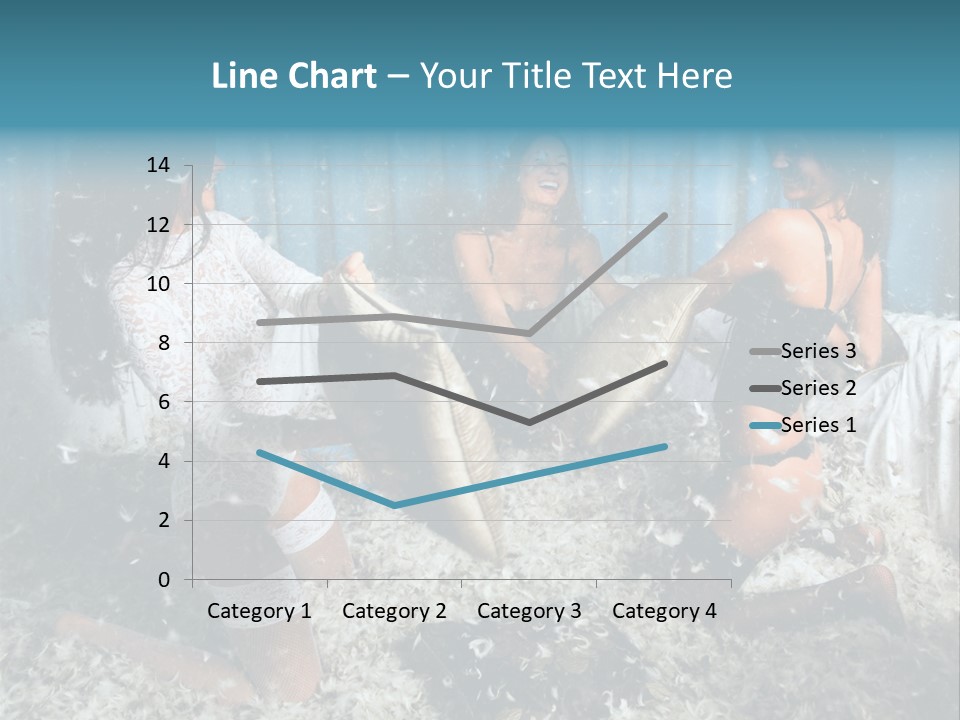 Brunette Stockings PowerPoint Template