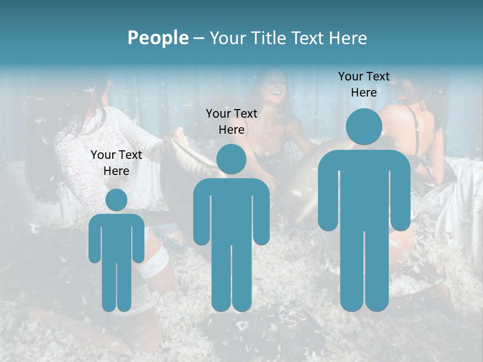 Brunette Stockings PowerPoint Template