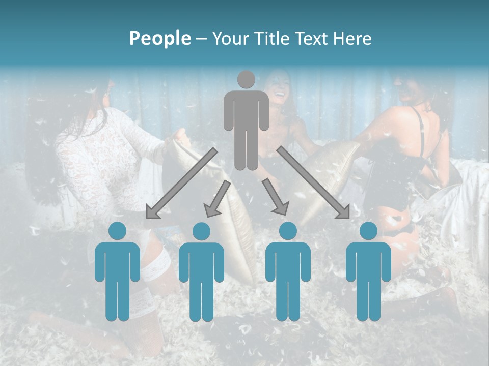 Brunette Stockings PowerPoint Template