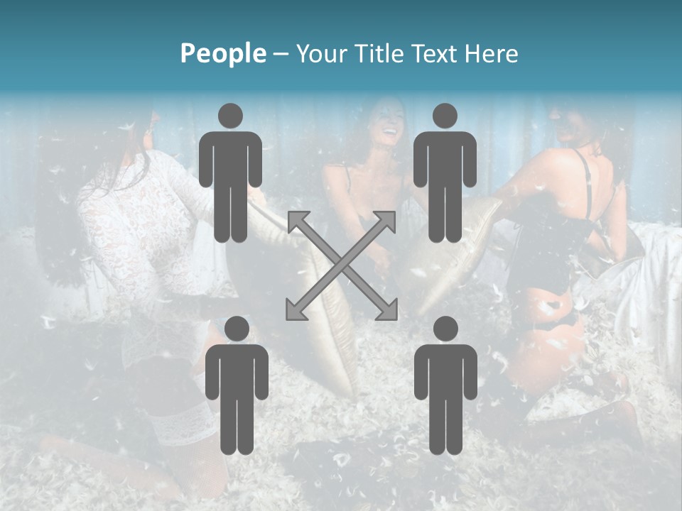 Brunette Stockings PowerPoint Template