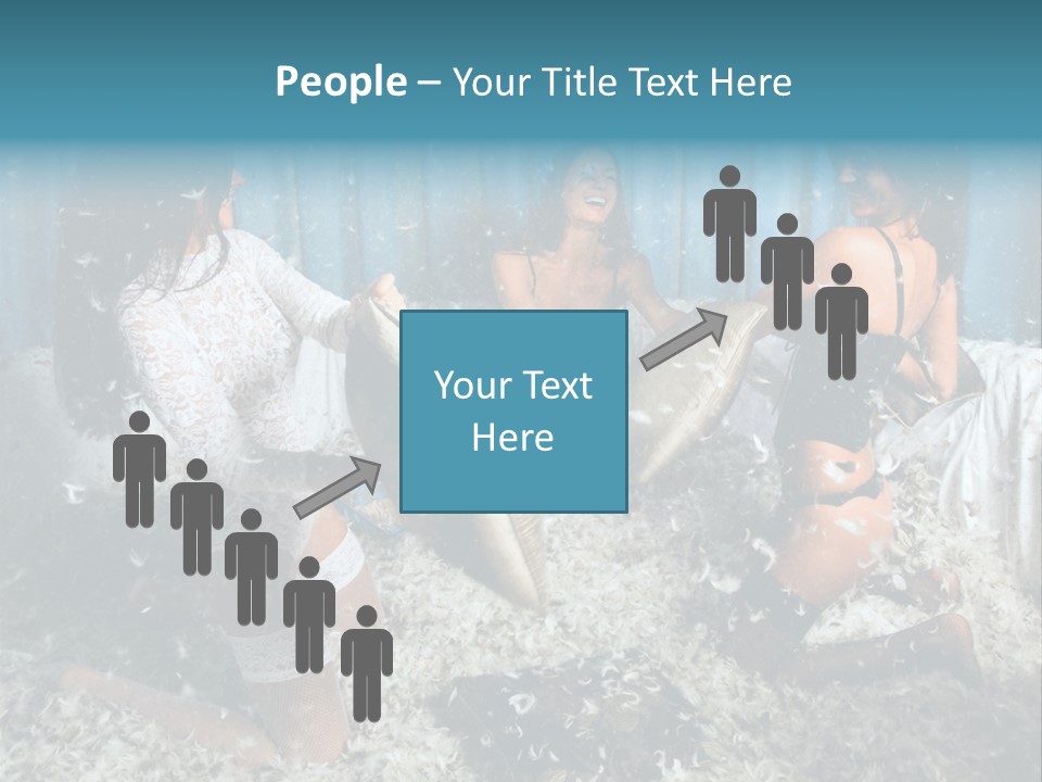 Brunette Stockings PowerPoint Template