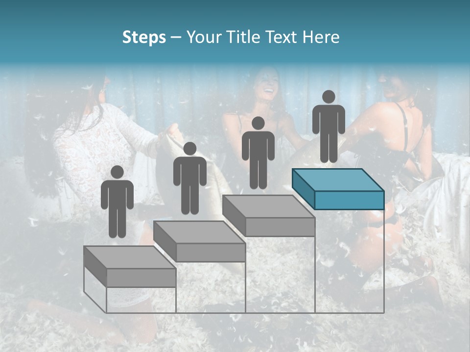 Brunette Stockings PowerPoint Template