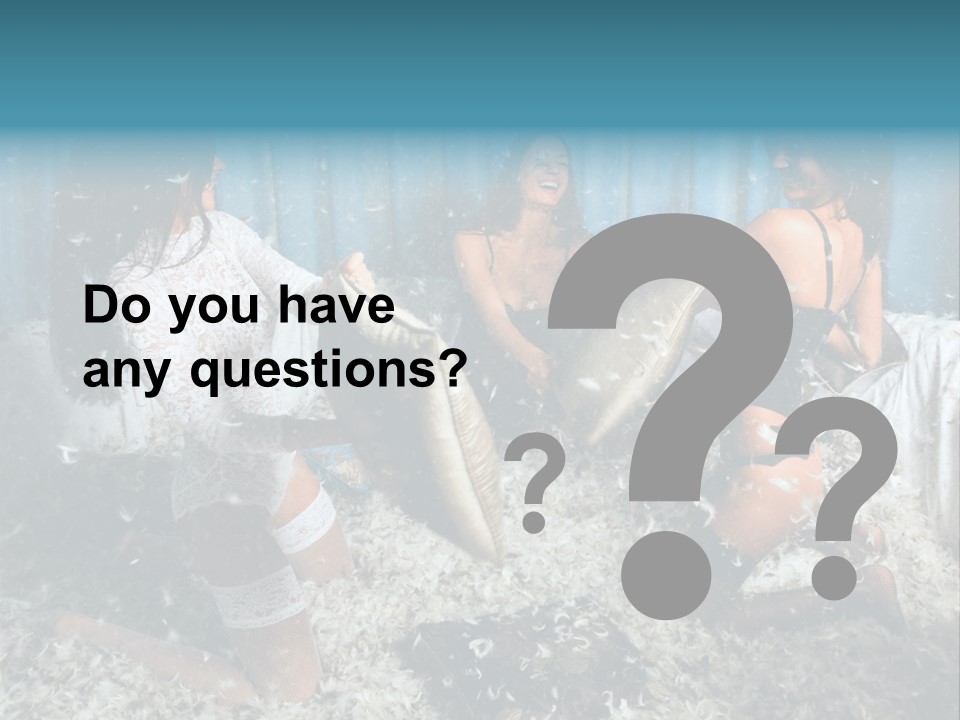 Brunette Stockings PowerPoint Template