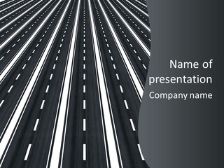 Parallel Roads PowerPoint Template