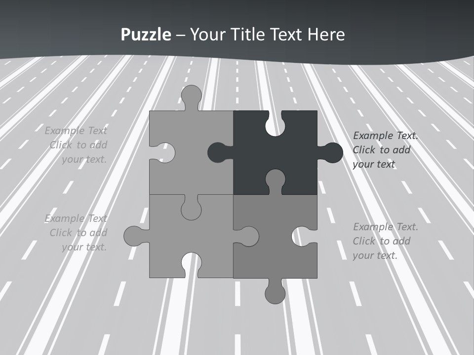 Parallel Roads PowerPoint Template