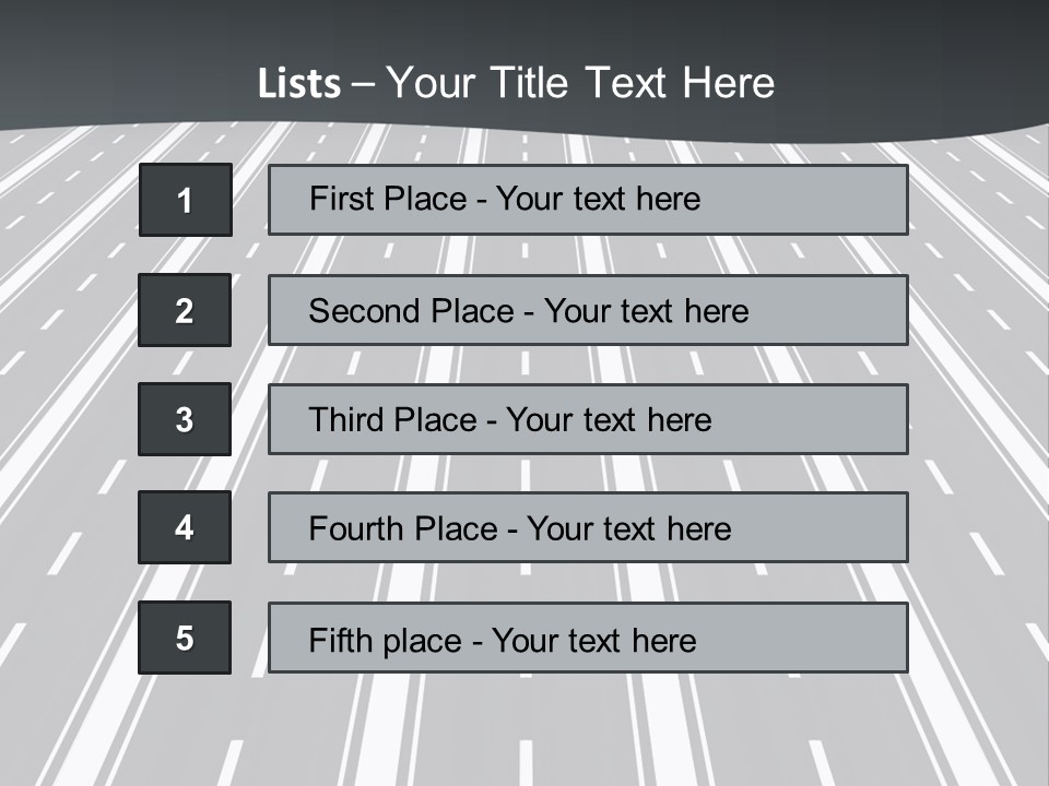 Parallel Roads PowerPoint Template