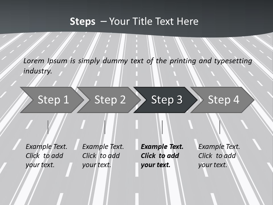 Parallel Roads PowerPoint Template