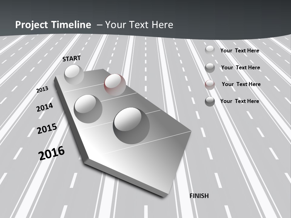 Parallel Roads PowerPoint Template