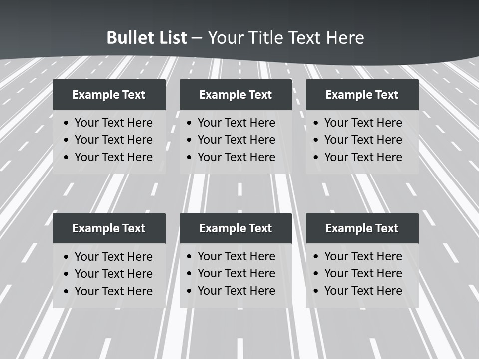 Parallel Roads PowerPoint Template