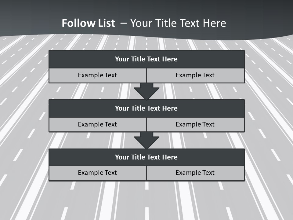 Parallel Roads PowerPoint Template