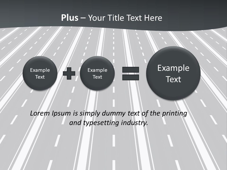 Parallel Roads PowerPoint Template