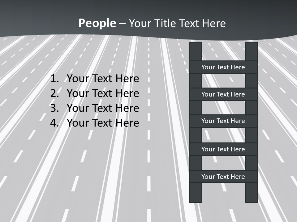 Parallel Roads PowerPoint Template