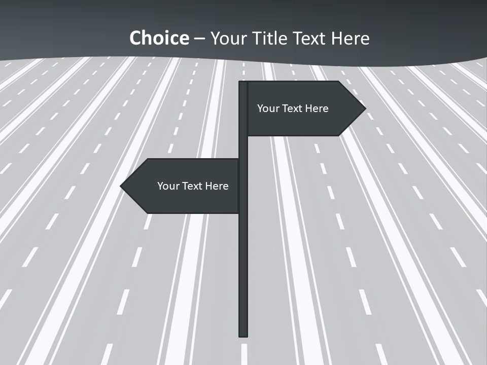 Parallel Roads PowerPoint Template