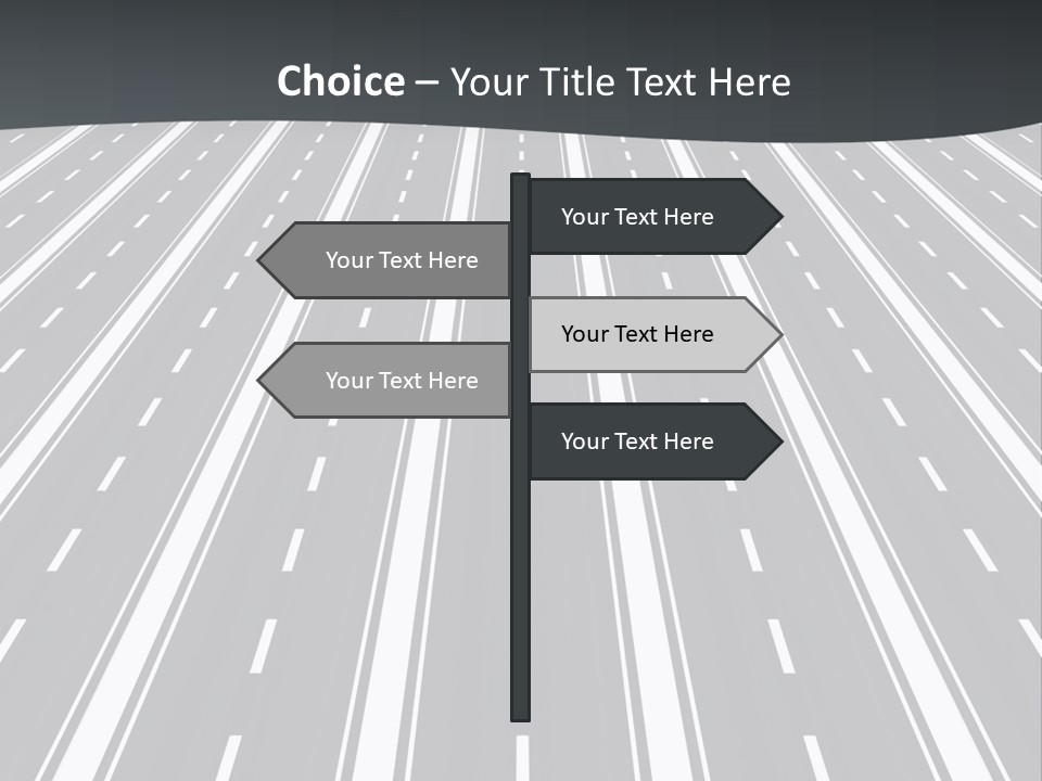 Parallel Roads PowerPoint Template