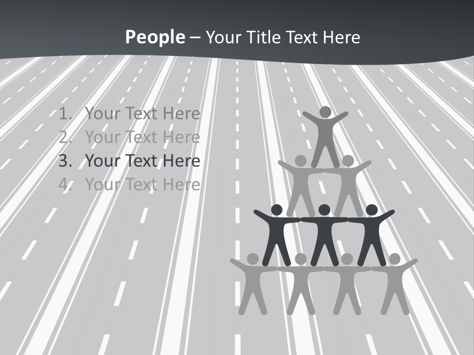 Parallel Roads PowerPoint Template