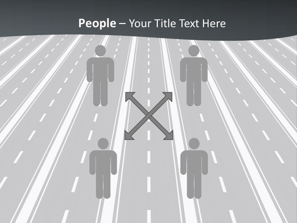 Parallel Roads PowerPoint Template