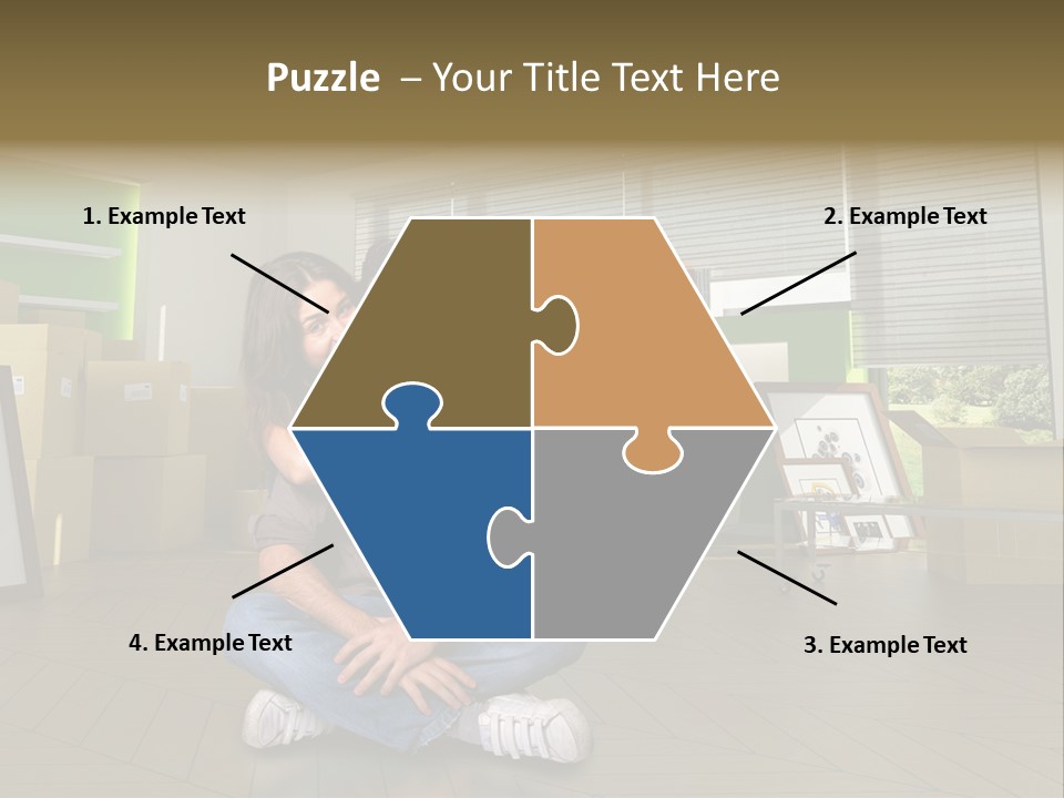 Office Together Per On PowerPoint Template