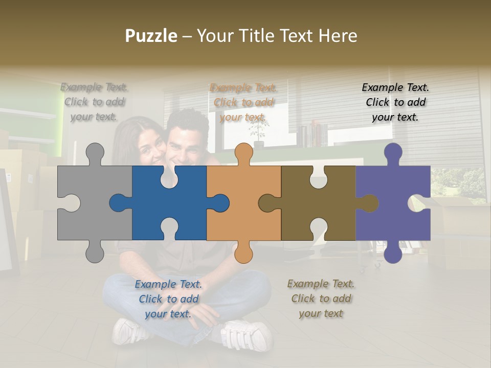 Office Together Per On PowerPoint Template