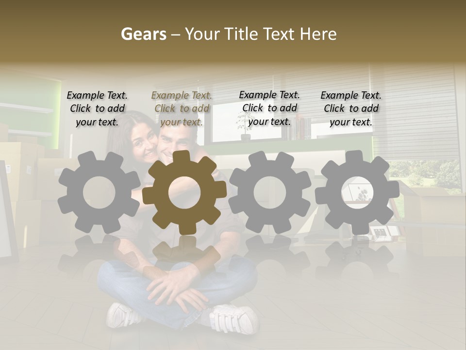 Office Together Per On PowerPoint Template