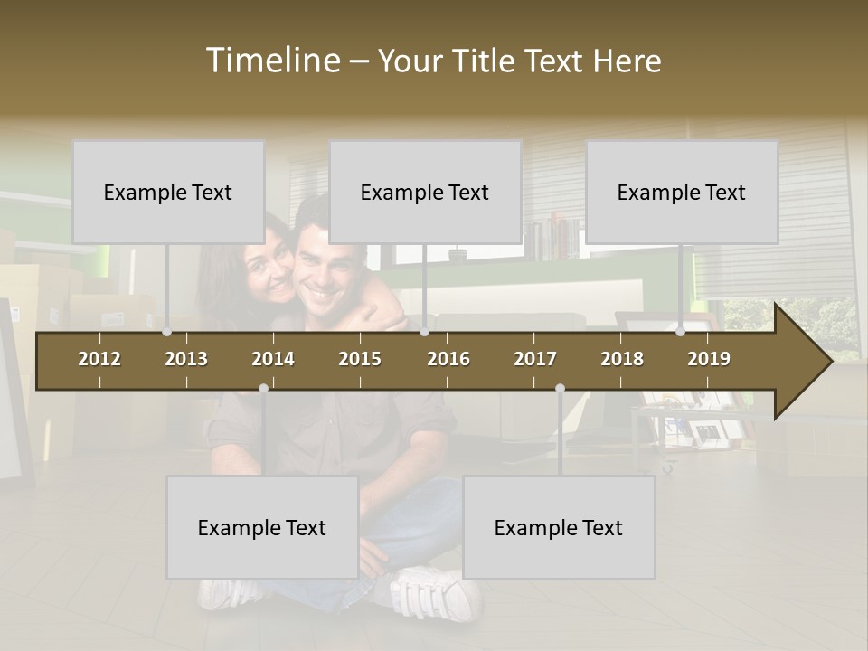 Office Together Per On PowerPoint Template
