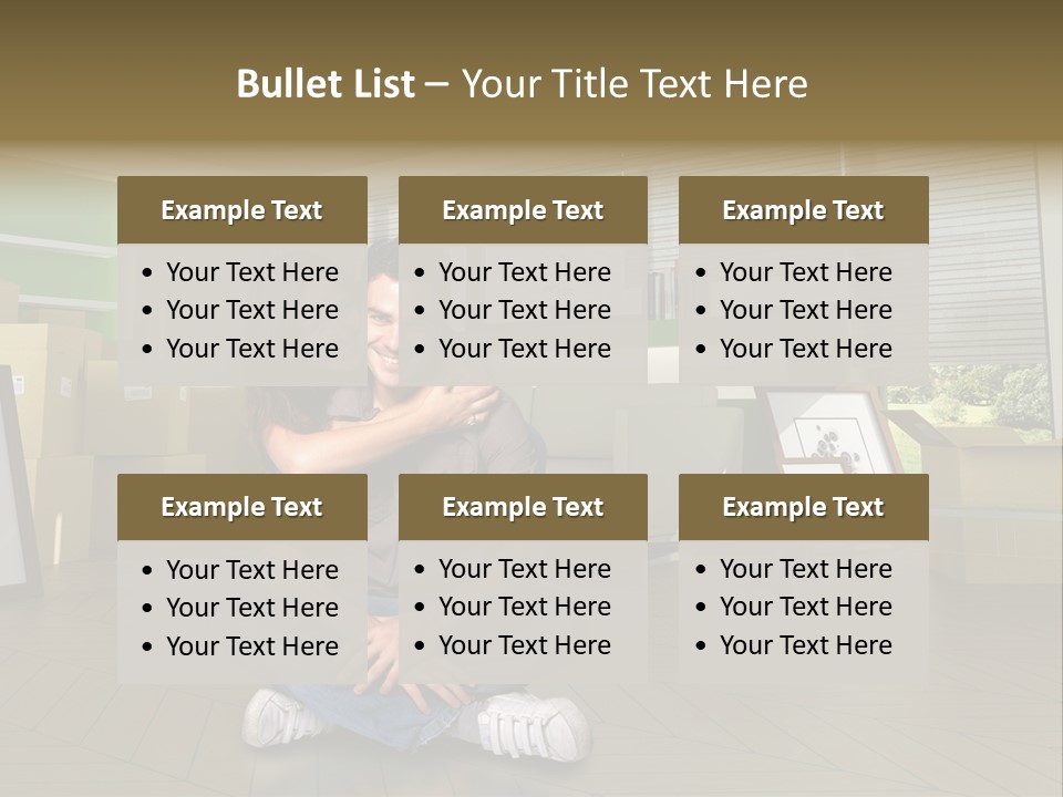 Office Together Per On PowerPoint Template