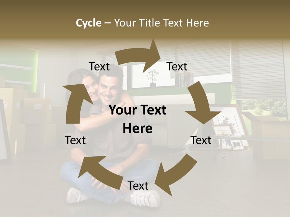 Office Together Per On PowerPoint Template