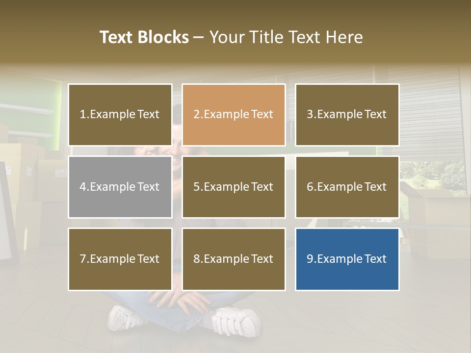 Office Together Per On PowerPoint Template