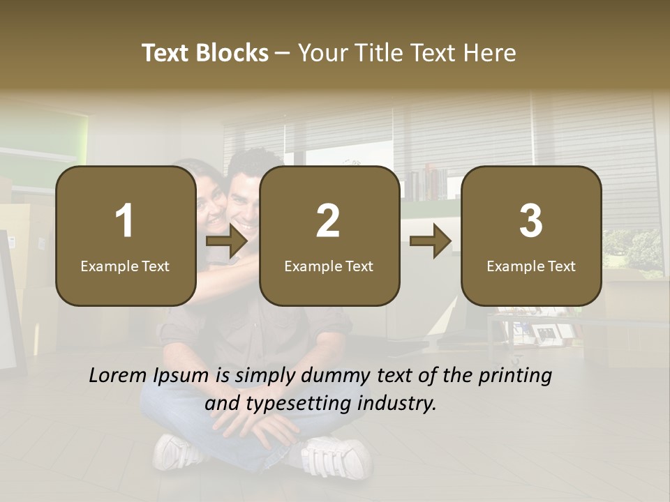 Office Together Per On PowerPoint Template