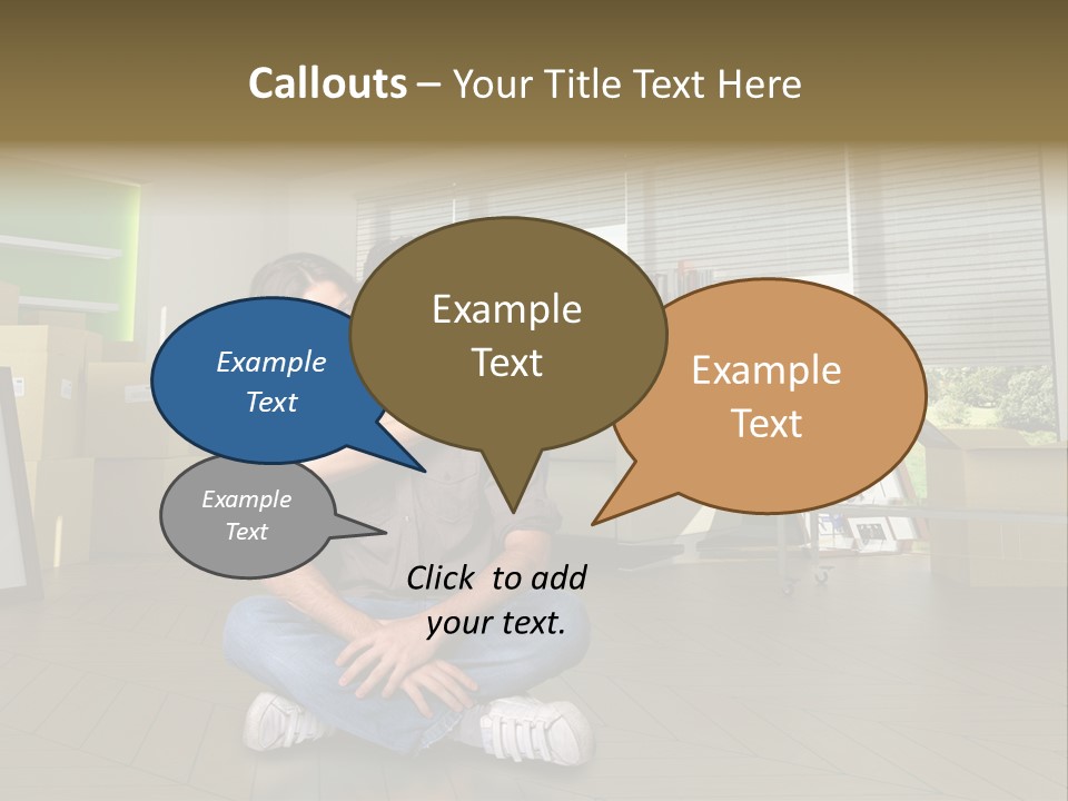 Office Together Per On PowerPoint Template