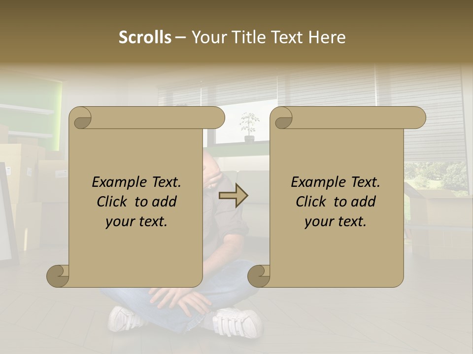 Office Together Per On PowerPoint Template