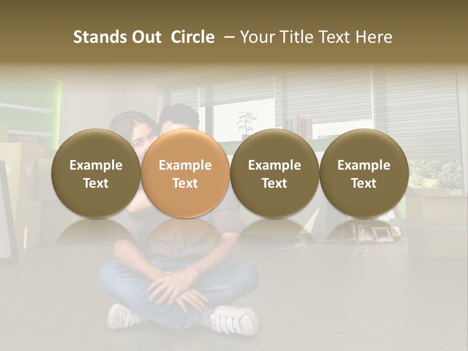 Office Together Per On PowerPoint Template