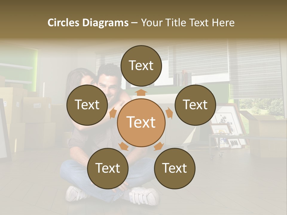 Office Together Per On PowerPoint Template