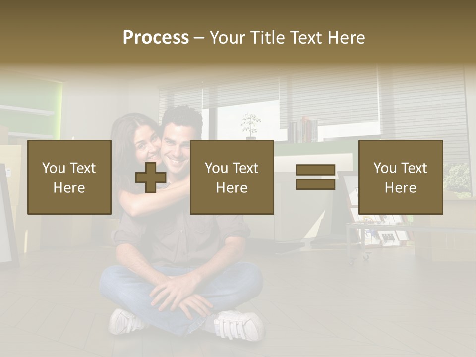 Office Together Per On PowerPoint Template