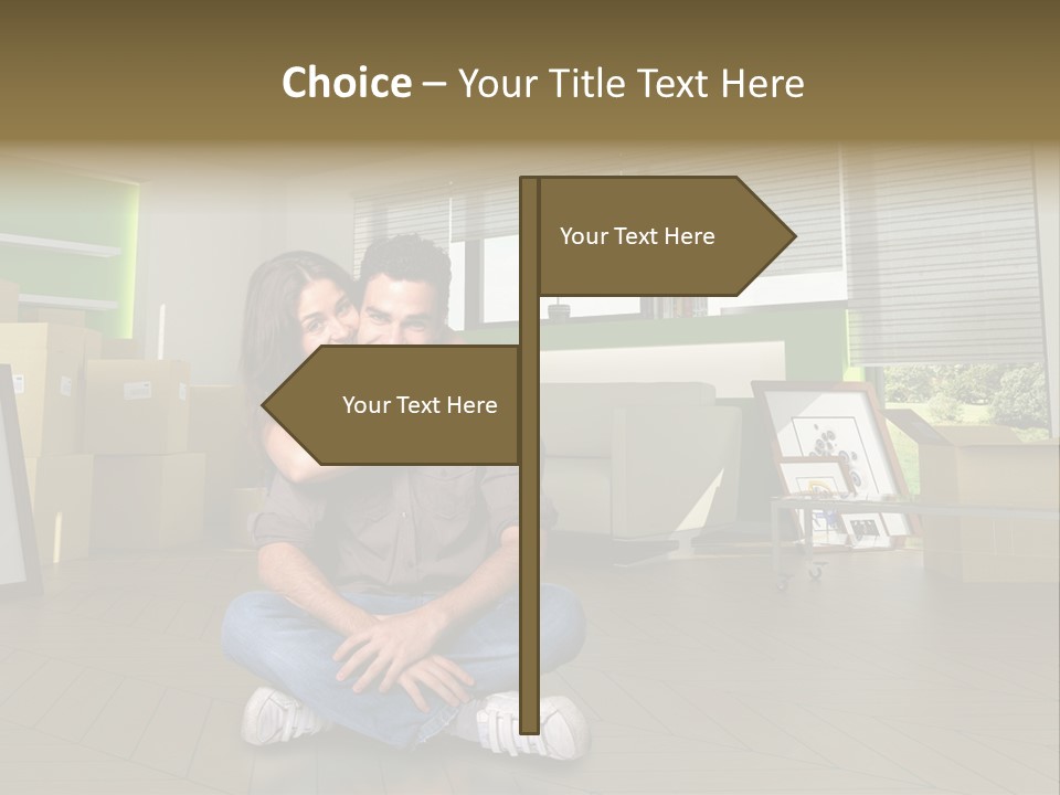 Office Together Per On PowerPoint Template